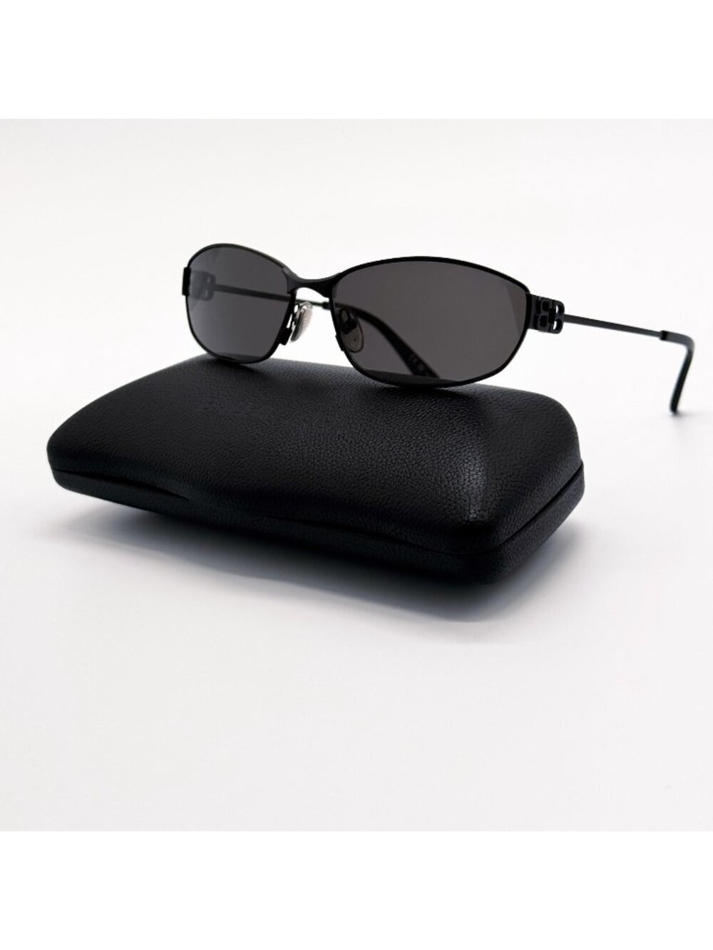NEW BALENCIAGA BB0336S 001 SUNGLASSES BLACK WOMEN EYEWEAR BALENCIAGA - Picture 2 of 10